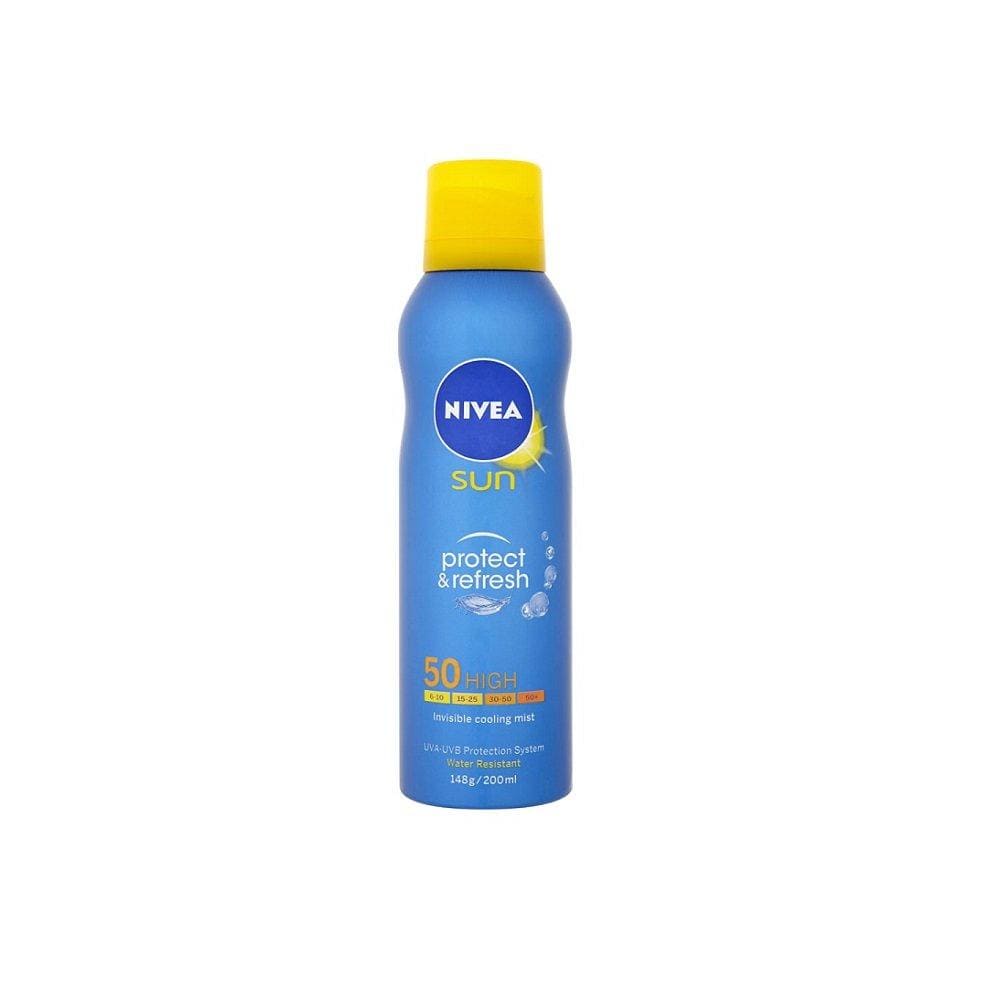 Nivea Toiletries Nivea Sun Protect & Refresh Mist SPF50, 200ml 4005808260706 162370