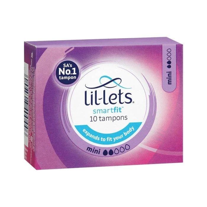 Lil-Lets Toiletries Lil-Lets Tampons Mini, 10's 6009508400446 32436