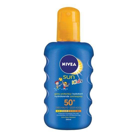 Nivea Toiletries Nivea Sun Kids Moisturising Spray SPF50+, 200ml 4005808856671 211649