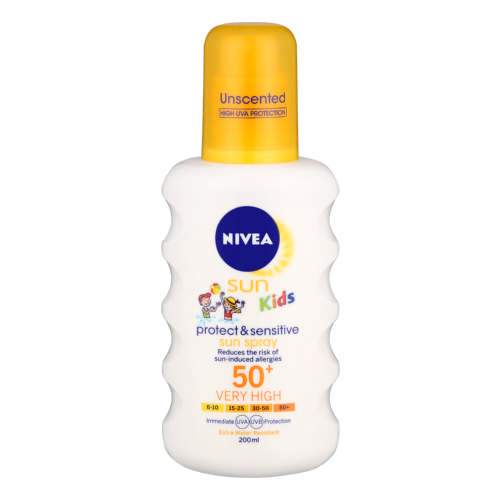 Nivea Toiletries Nivea Sun Kids Protect & Sensitive SPF50+, 200ml 4005808439836 90252