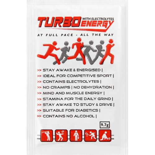 Turbo Energy Sports Nutrition Turbo Energy Powder Sachets, 30's 6009631690066 704702002